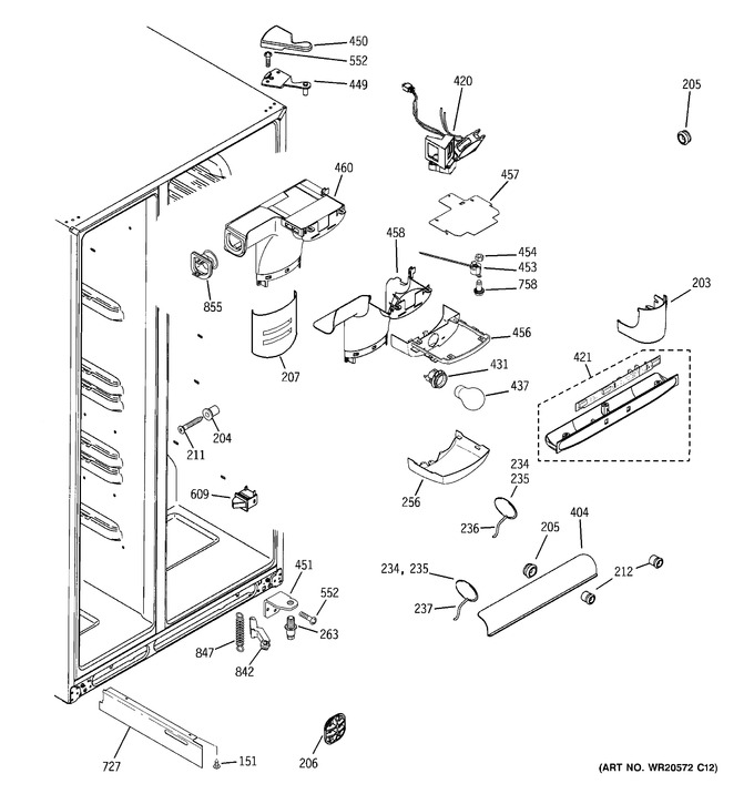 Diagram for GCA23LBYAFSS