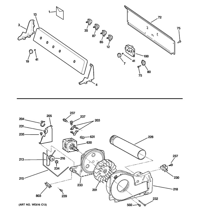 Diagram for GTDP250EM1WW