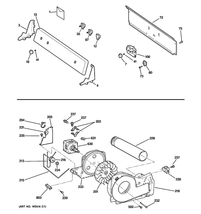 Diagram for GTDX200EM1WW