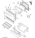 Diagram for 4 - Door & Drawer Parts