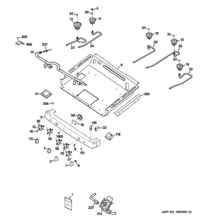 Diagram for P2B930DET1WW