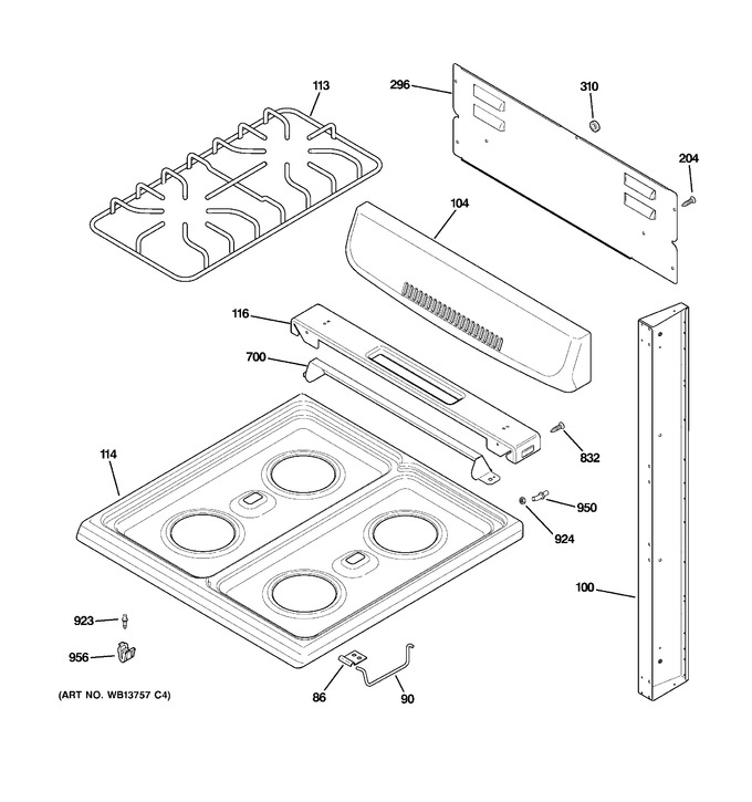 Diagram for RGA720EK3WH