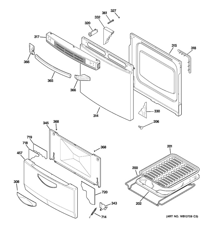 Diagram for RGA720PK3WH