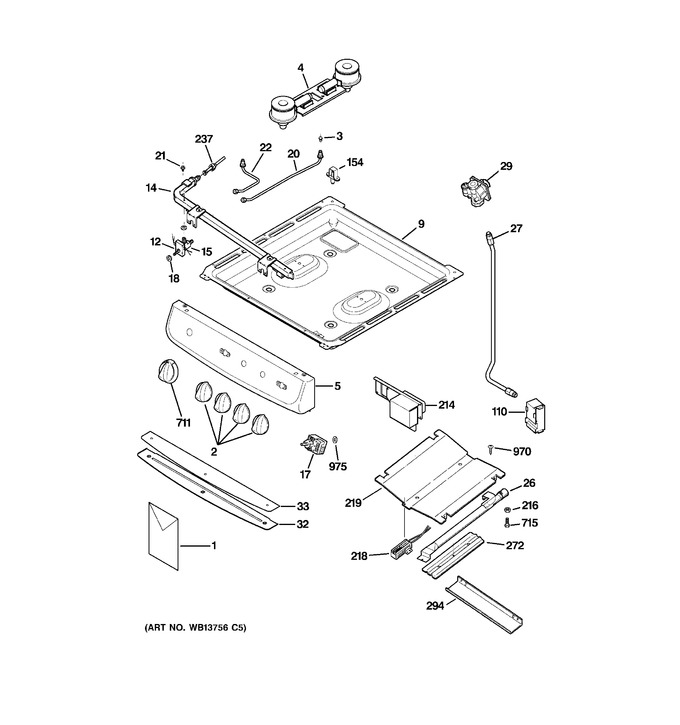 Diagram for RGA724EK4WH