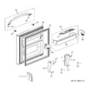 Diagram for 1 - Freezer Door