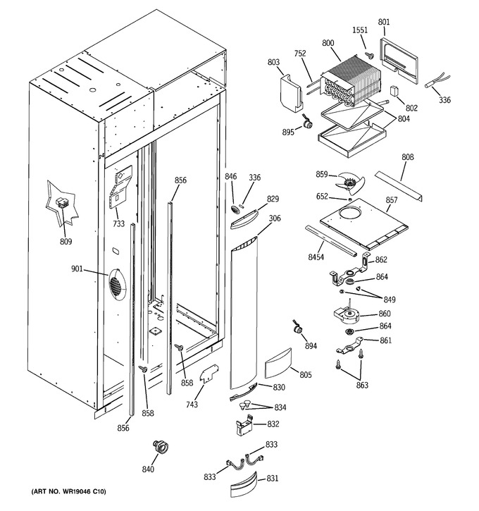 Diagram for ZISW360DRB