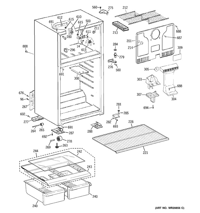 Diagram for GTH17DBC2RWW