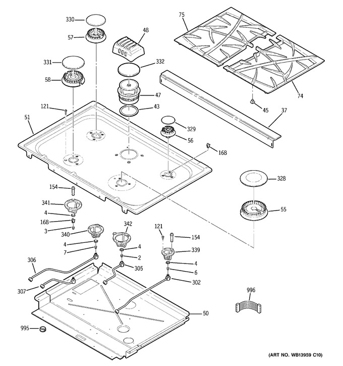 Diagram for JGSP42SET1SS