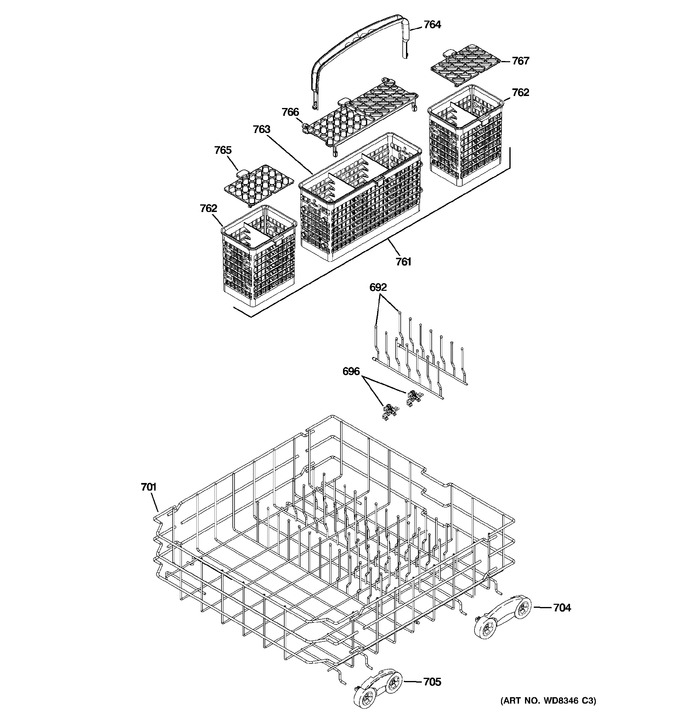 Diagram for PDWT400R10WW