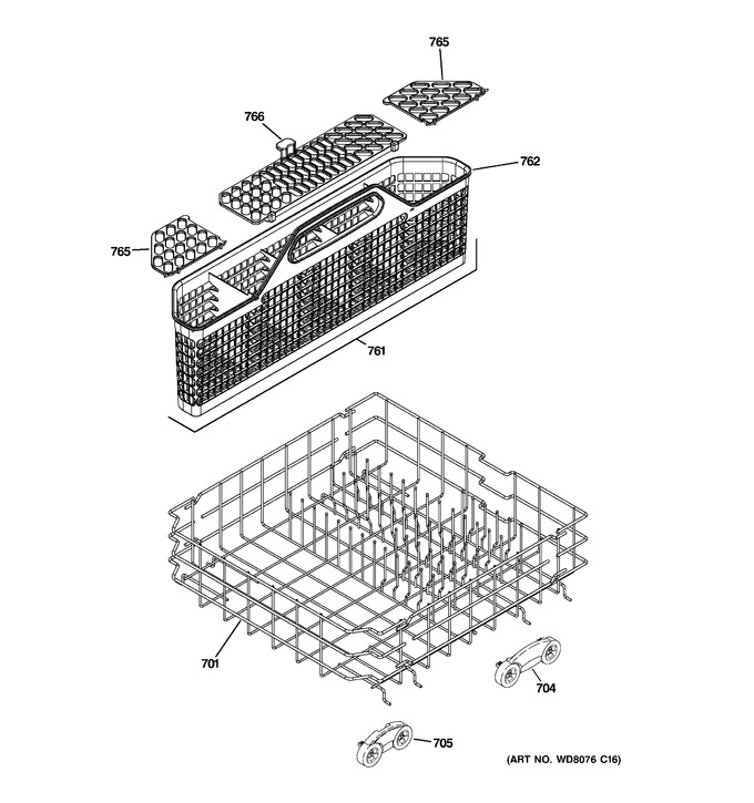 Diagram for PDWT100R30WW