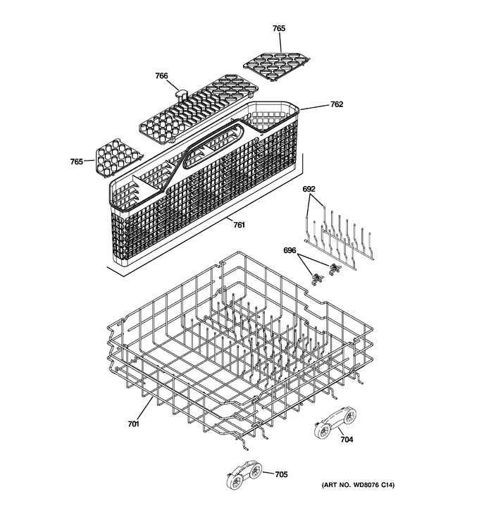 Diagram for PDWT300R30BB