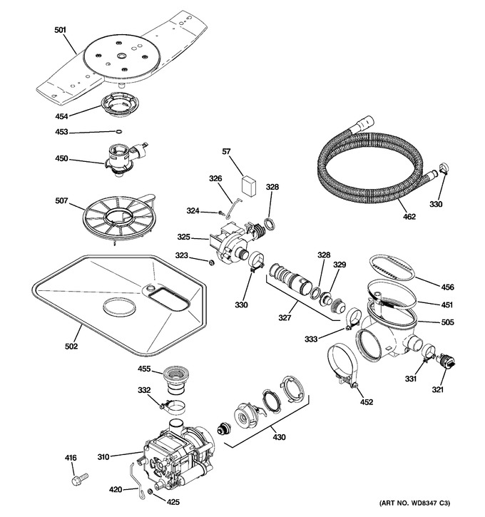 Diagram for PDWT100R10BB