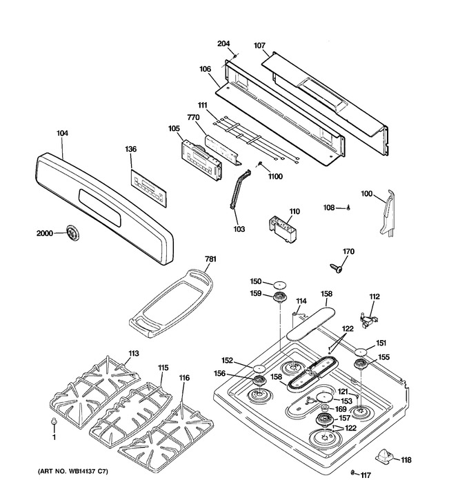 Diagram for JGB605DET1WW