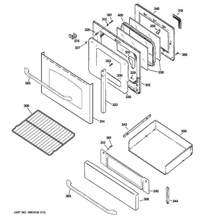 Diagram for JGB810SET1SS