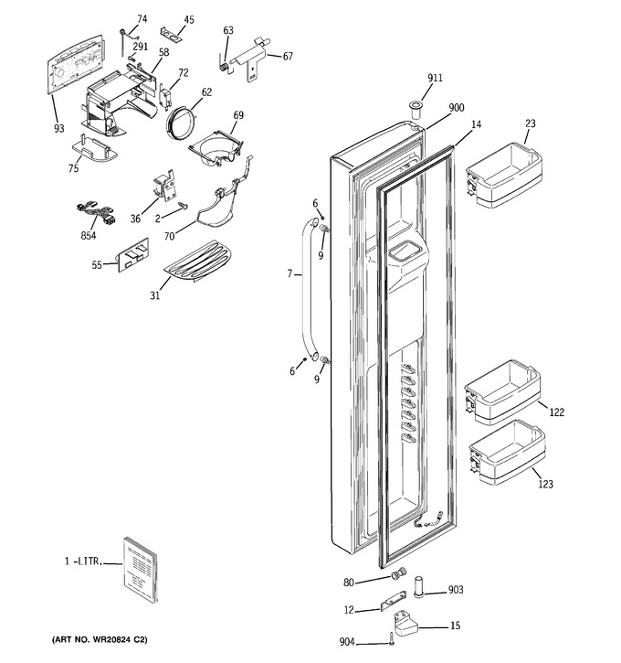 Diagram for GSHF6HGDBCWW