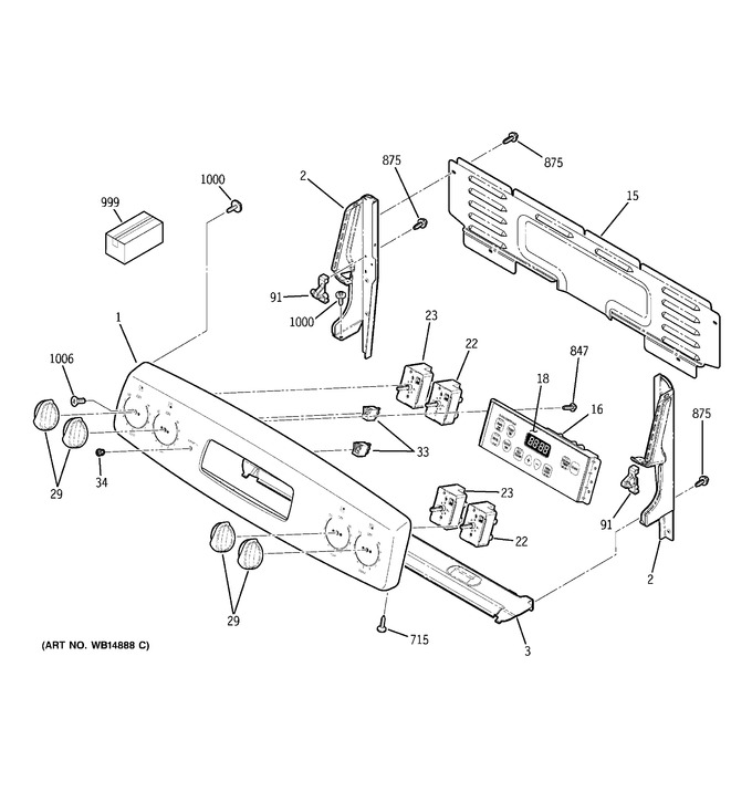 Diagram for JB645CP3WW