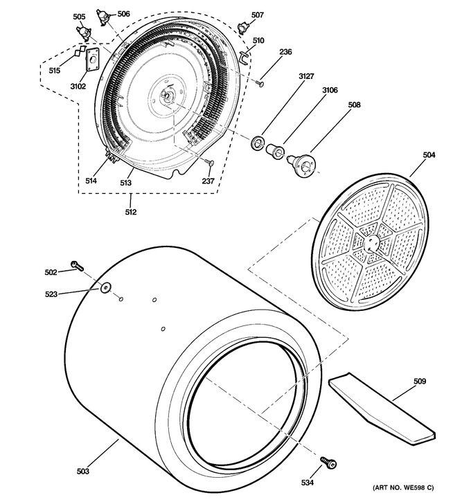 Diagram for PTDS650EM2WT