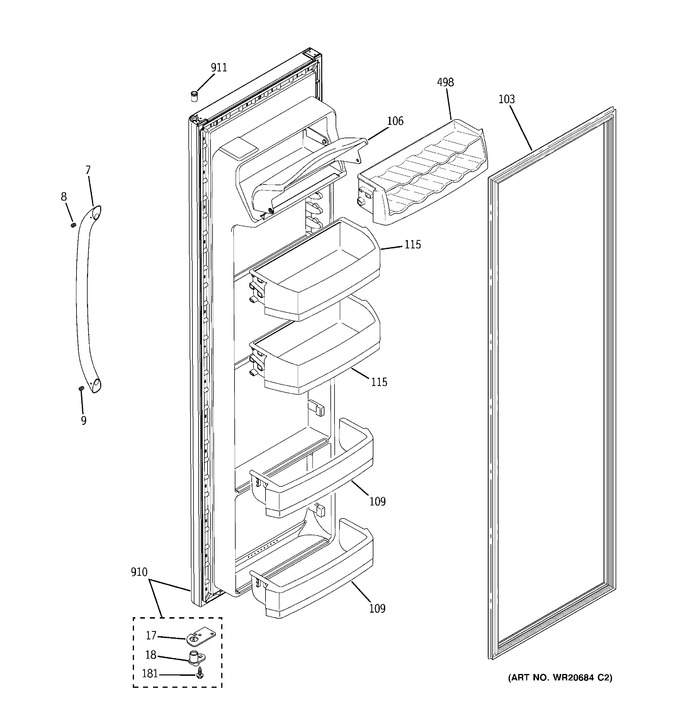 Diagram for GSH25ISXNSS