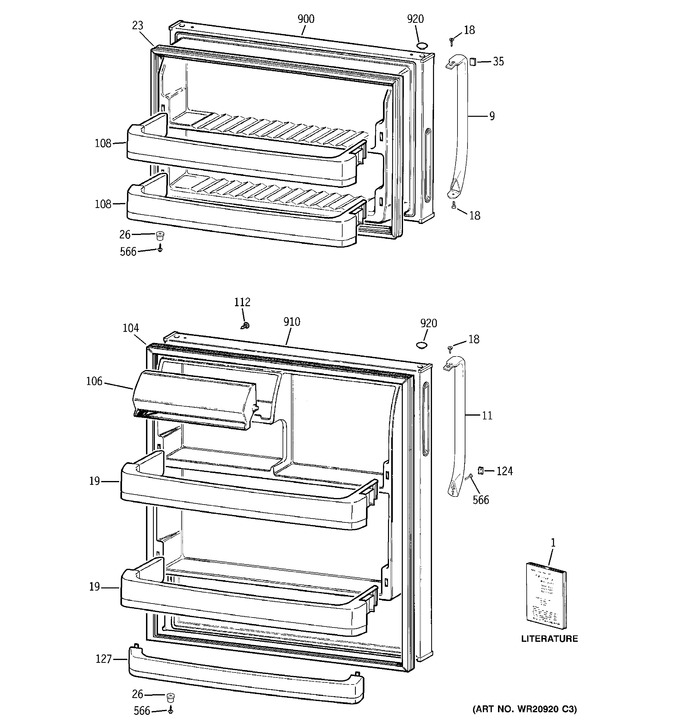 Diagram for GTH18GBD4RWW