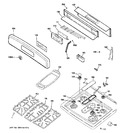 Diagram for 2 - Control Panel & Cooktop