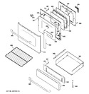 Diagram for 4 - Door & Drawer Parts