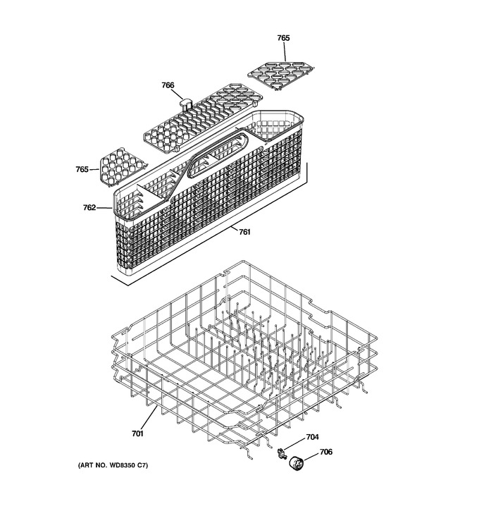 Diagram for GDWF100V40WW