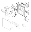 Diagram for 1 - Escutcheon & Door Assembly