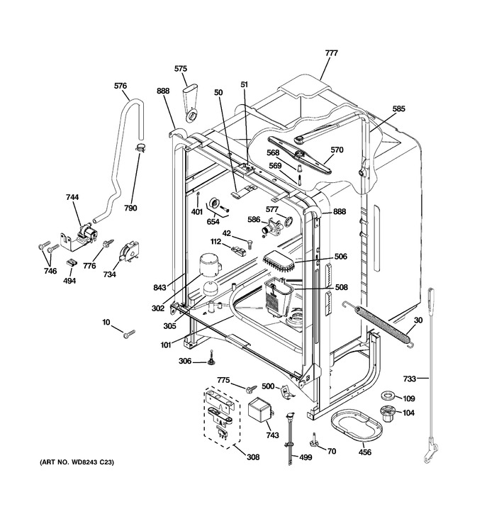 Diagram for GLD5604V00BB