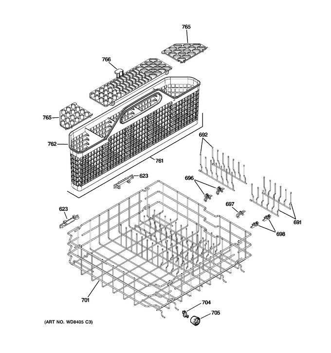 Diagram for GLD5604V00WW