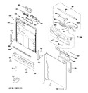 Diagram for 1 - Escutcheon & Door Assembly