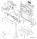 Diagram for 1 - Escutcheon & Door Assembly