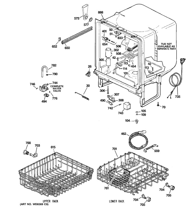 Diagram for GSD2301R20WW