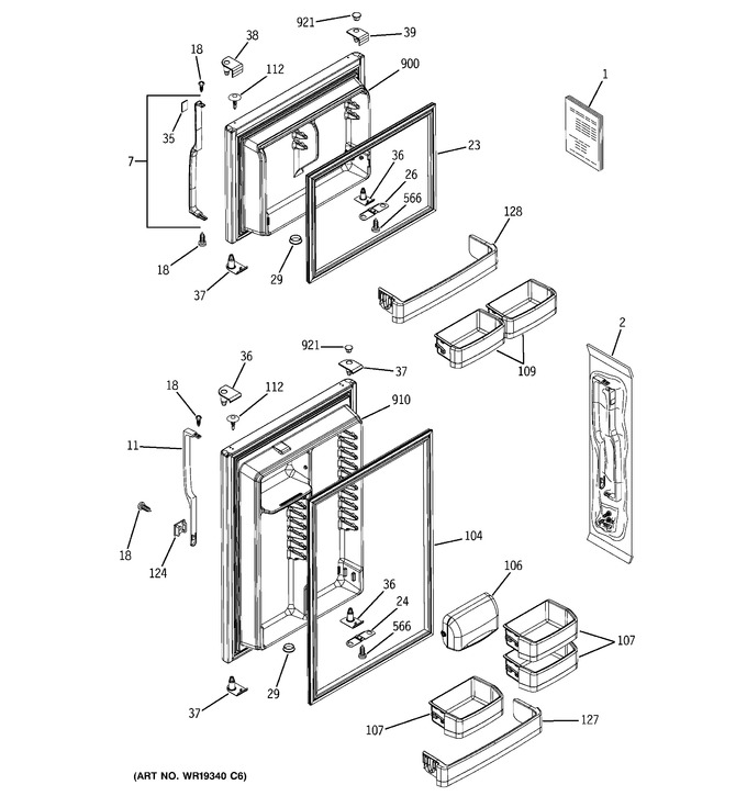 Diagram for GTS18WCPWRWW