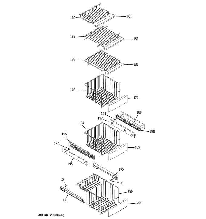 Diagram for RCA24VGBBFWW