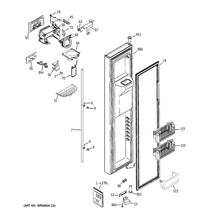 Diagram for RCE25RGBBFWW