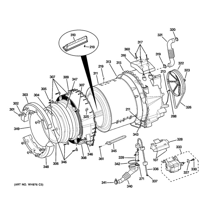 Diagram for WCVH6800J5WW