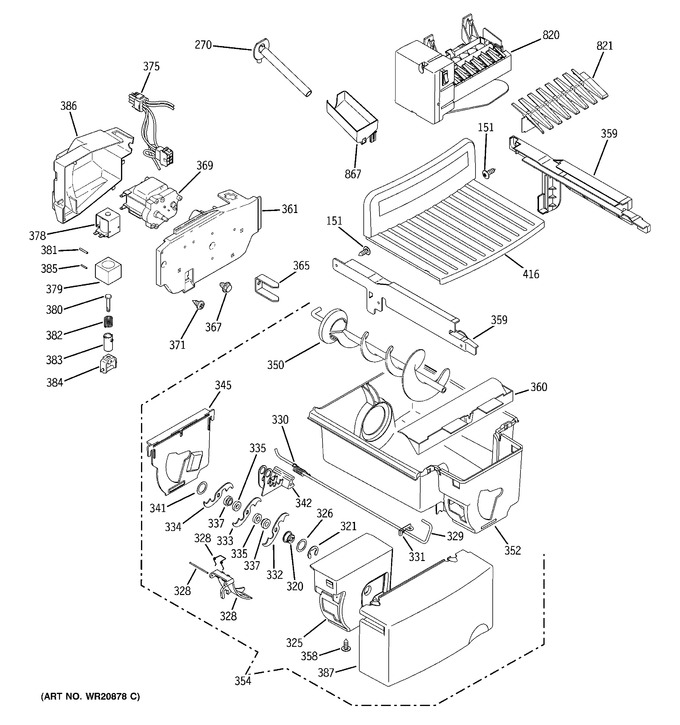 Diagram for GCE23LGYDFLS