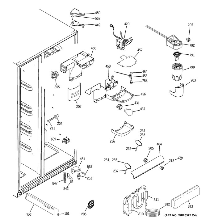 Diagram for GCE23LGYDFLV