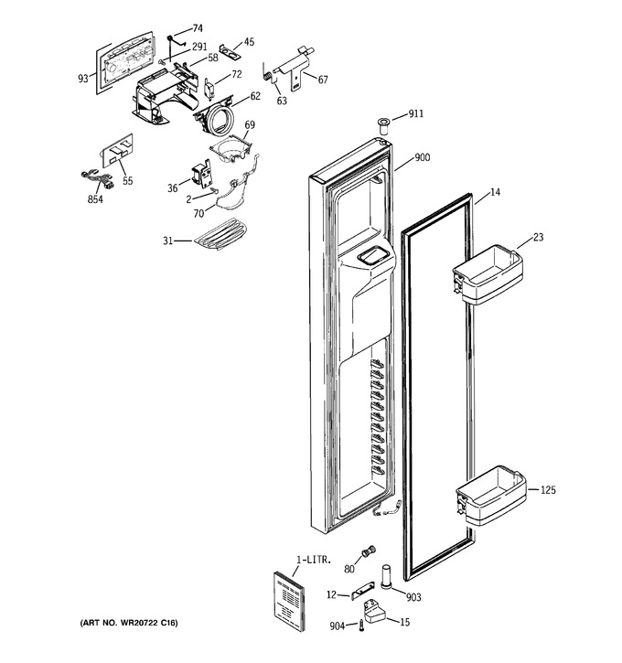 Diagram for GCE23LGYDFNB