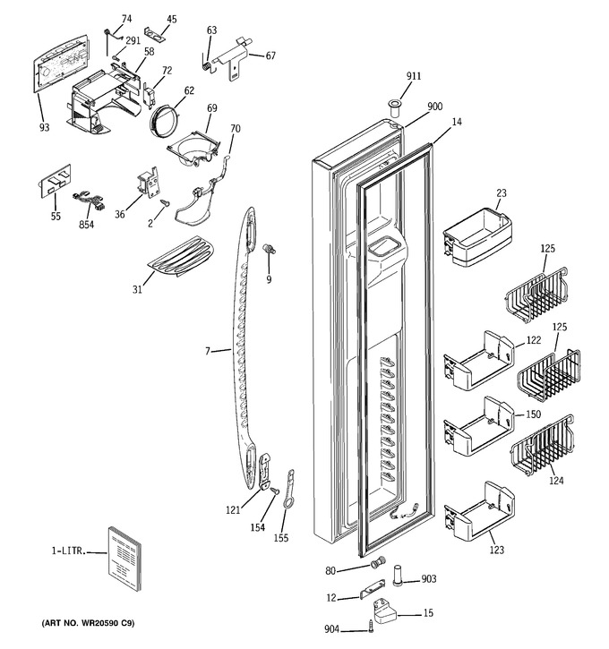 Diagram for PCE23TGXGFWW