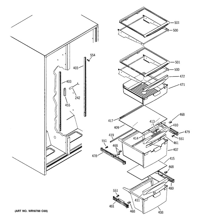 Diagram for GSF25JGBBWW