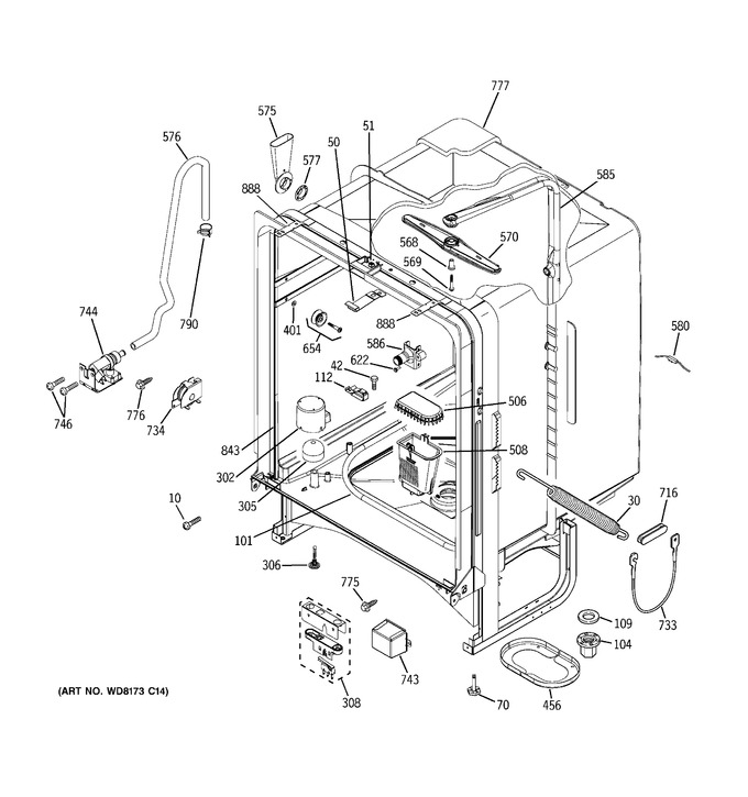 Diagram for GLD5700N00CC