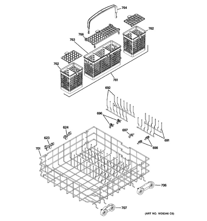 Diagram for PDWT380V50SS