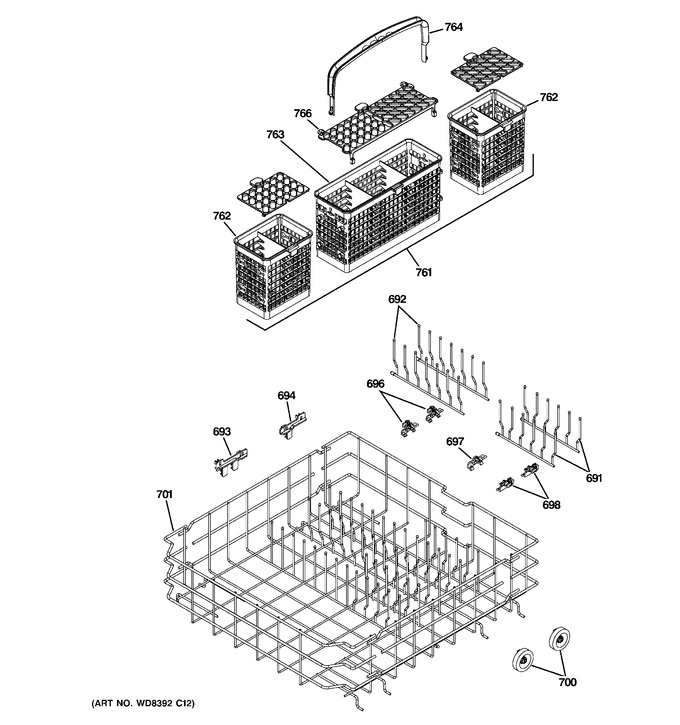 Diagram for CDWT980V50SS