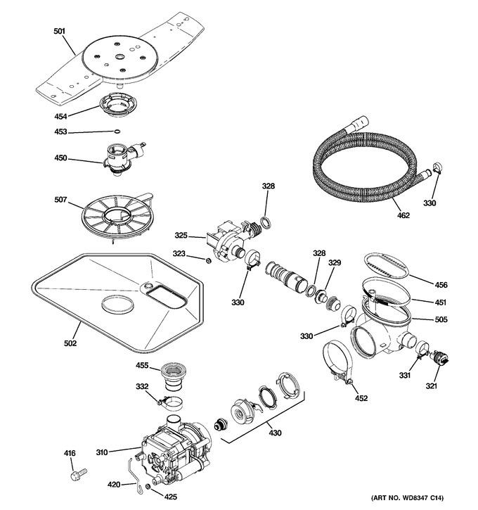 Diagram for GDWF160V50SS