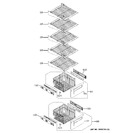 Diagram for 5 - Freezer Shelves