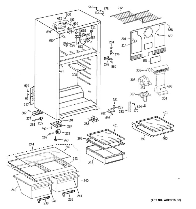 Diagram for GTH18LBDCRWW