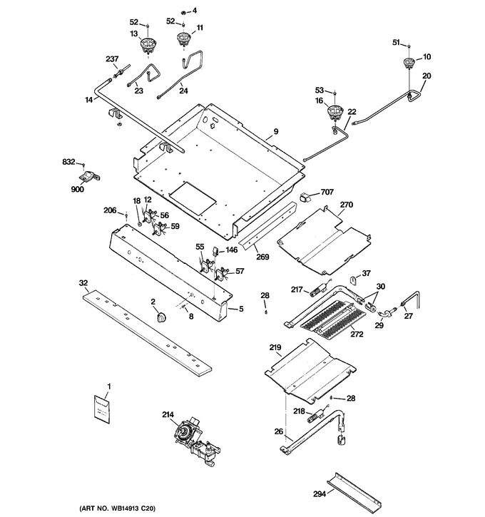 Diagram for JGB281SER5SS