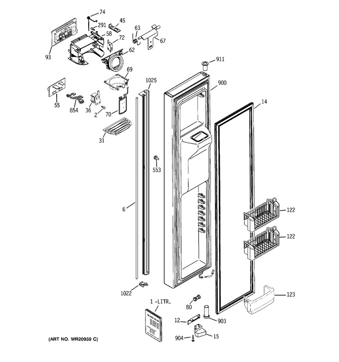 Diagram for RCA25RGBBFKB