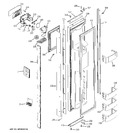 Diagram for 1 - Freezer Door